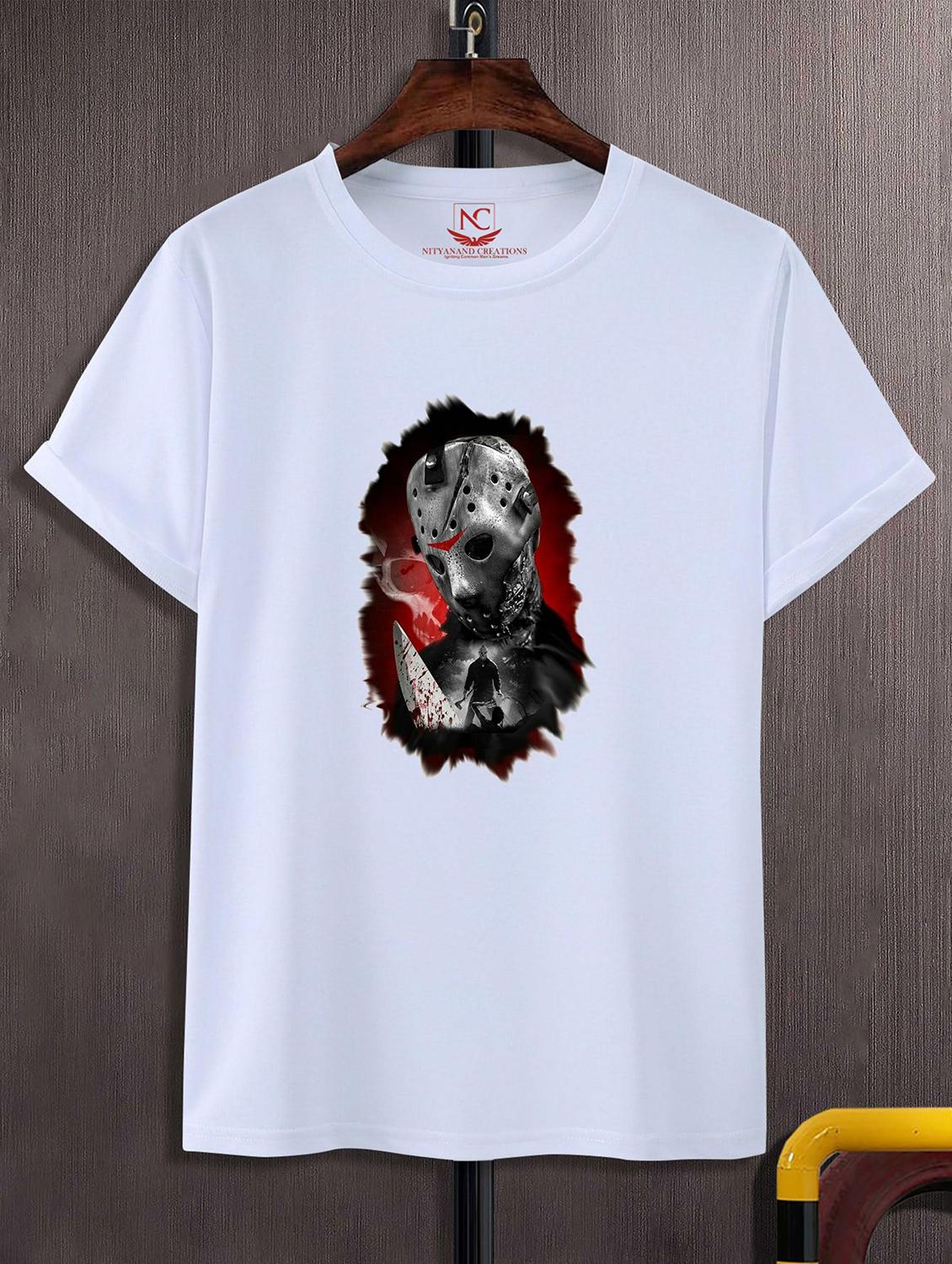 unisex white graphic printed t-shirt - 20823747 - Zoom Image - 0