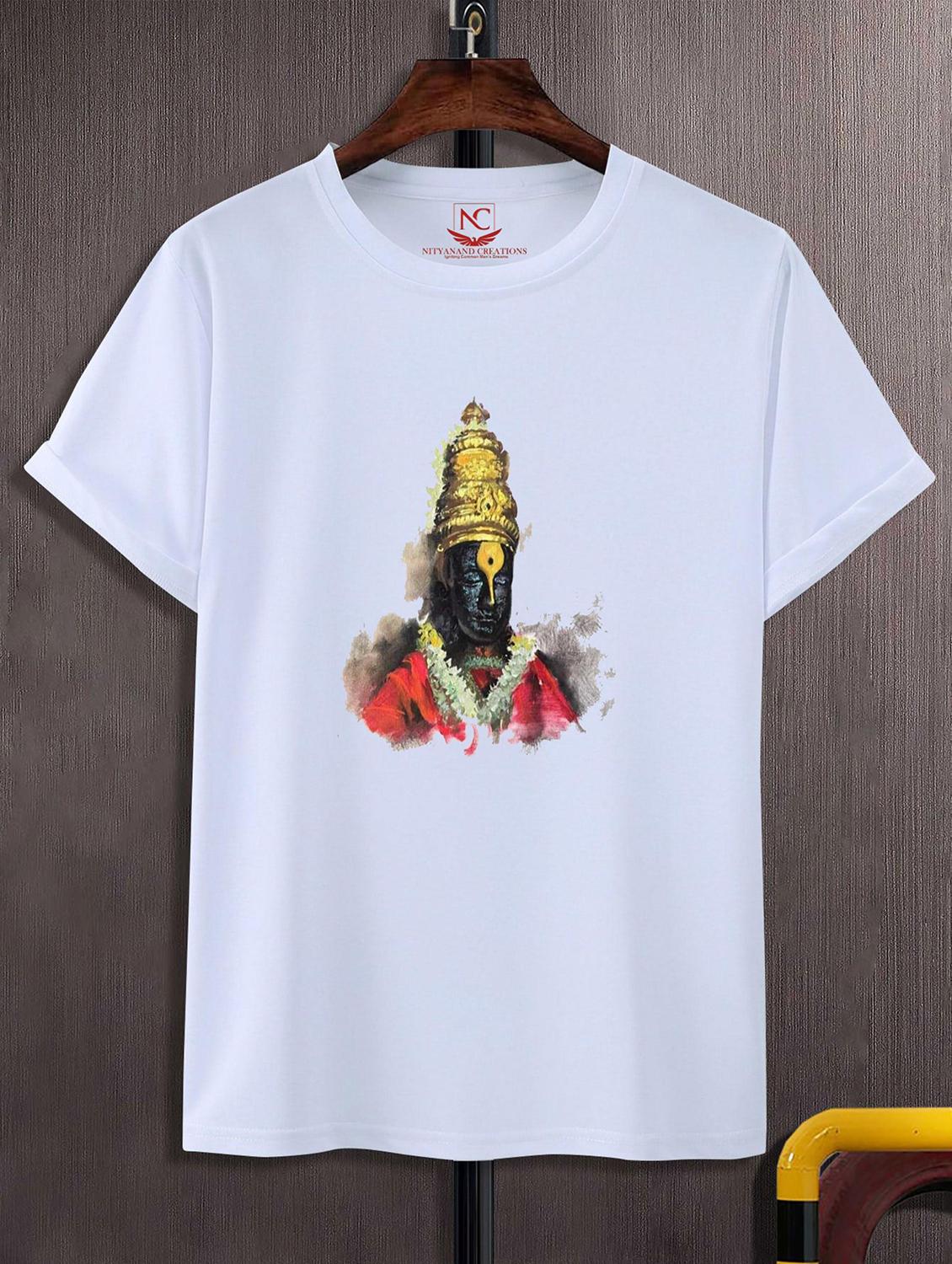 unisex white graphic printed t-shirt - 20823782 -  Zoom Image - 0