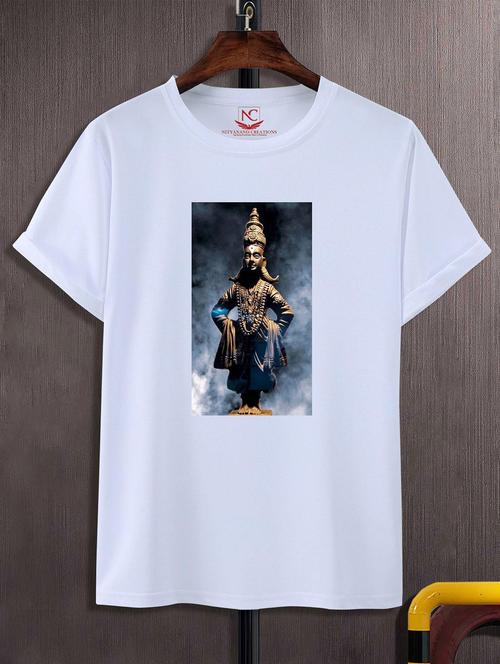 unisex white graphic printed t-shirt - 20823790 - Standard Image - 0