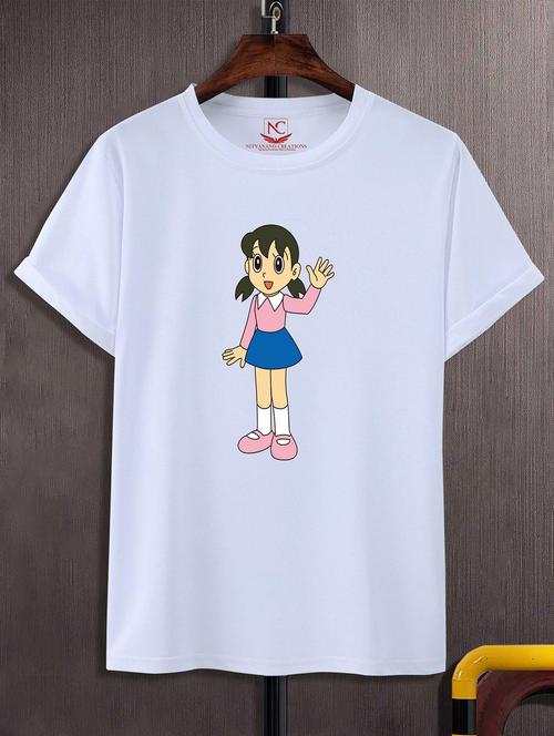unisex white graphic printed t-shirt - 20823799 -  Standard Image - 0