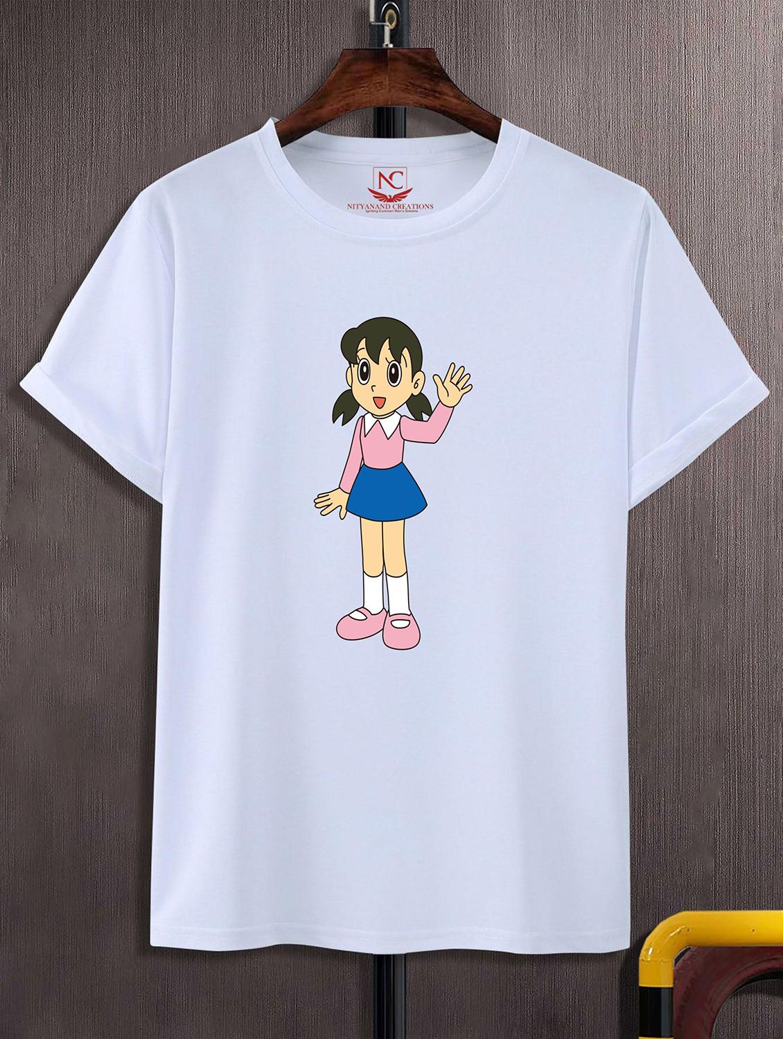 unisex white graphic printed t-shirt - 20823799 -  Zoom Image - 0