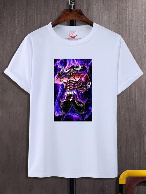 unisex white graphic printed t-shirt - 20823800 -  Standard Image - 0