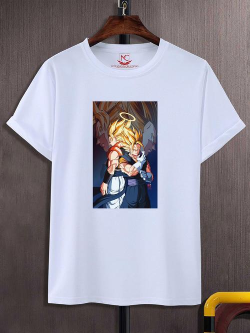 unisex white graphic printed t-shirt - 20823810 - Standard Image - 0