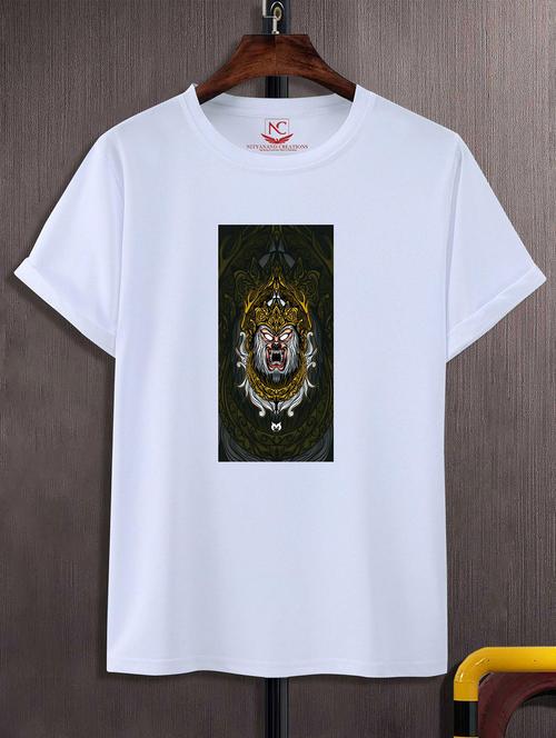 unisex white graphic printed t-shirt - 20823818 -  Standard Image - 0