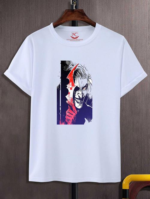 unisex white graphic printed t-shirt - 20823823 - Standard Image - 0