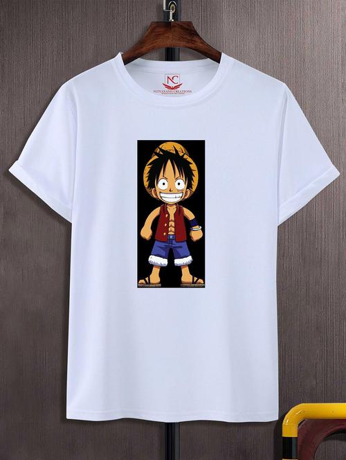 unisex white graphic printed t-shirt - 20823826 - Standard Image - 0