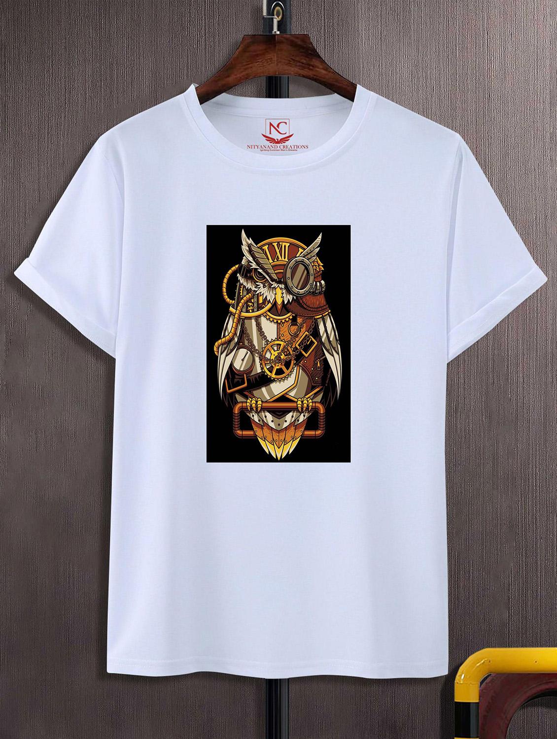unisex white graphic printed t-shirt - 20823834 - Zoom Image - 0