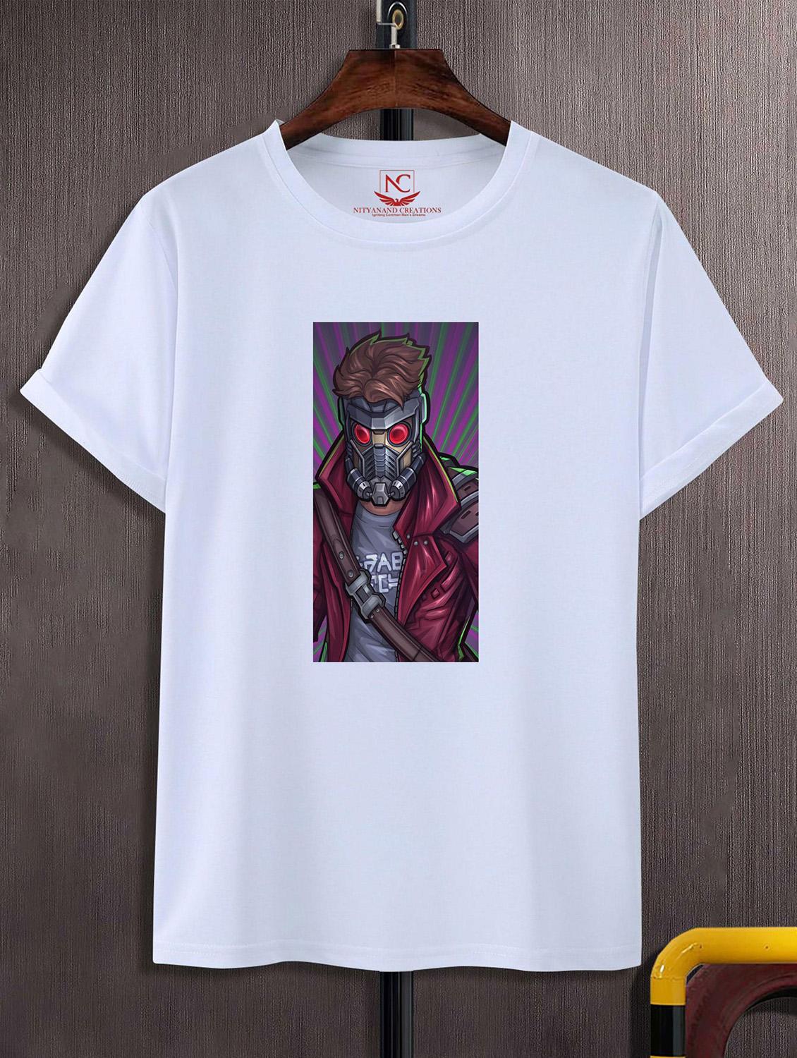 unisex white graphic printed t-shirt - 20823840 -  Zoom Image - 0