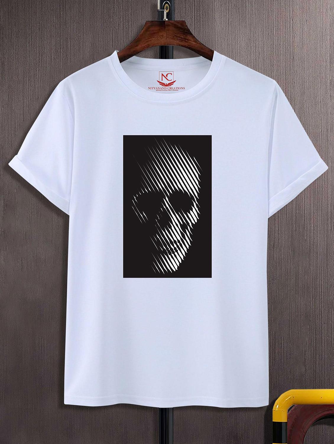 unisex white graphic printed t-shirt - 20823844 - Zoom Image - 0