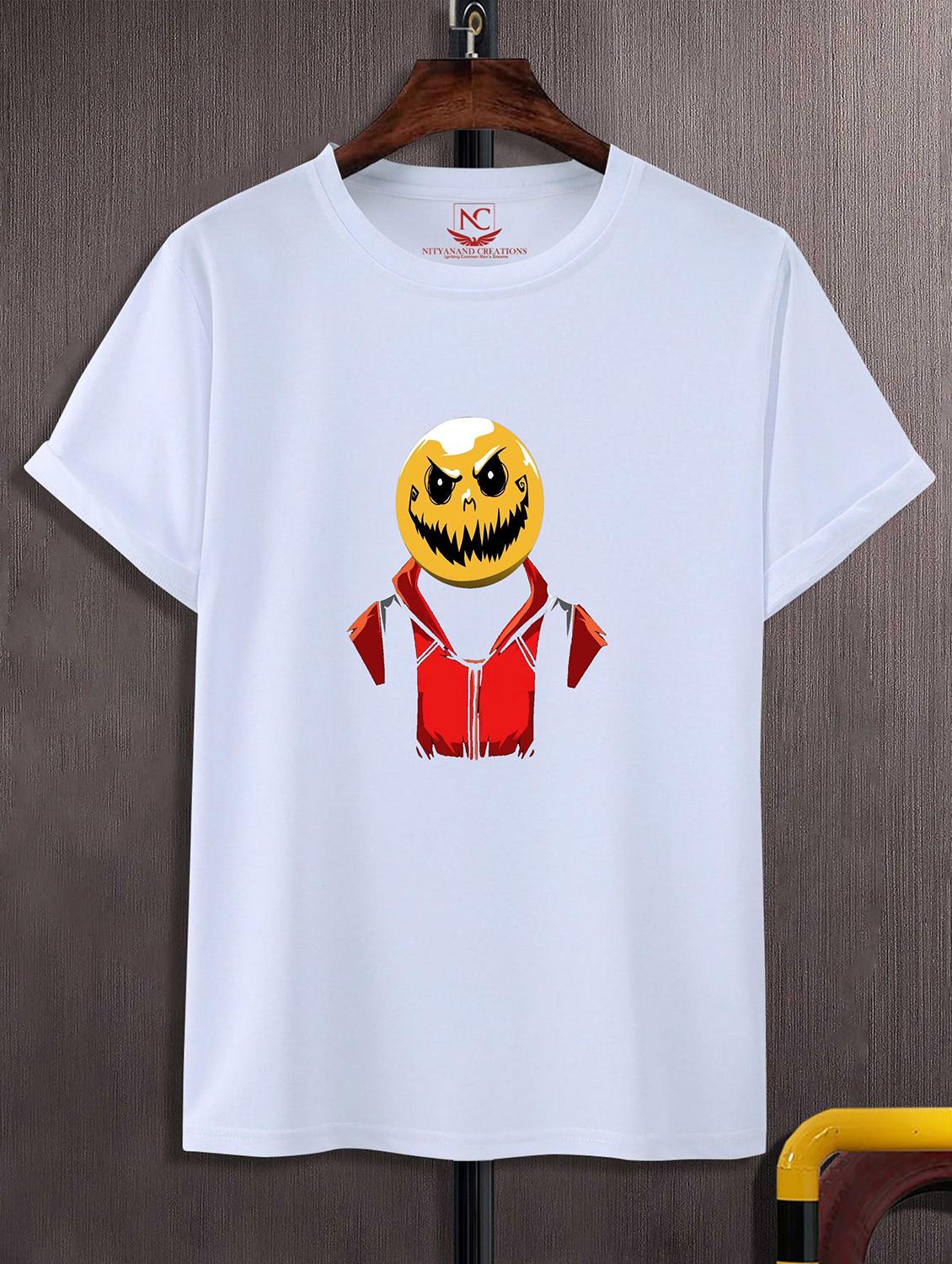 unisex white graphic printed t-shirt - 20823855 -  Zoom Image - 0