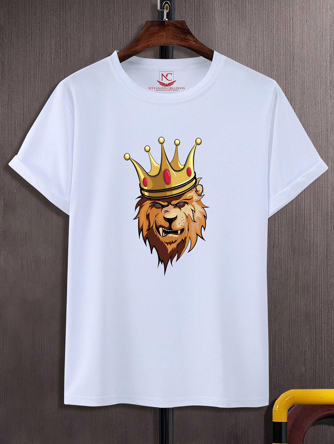 unisex white graphic printed t-shirt - 20823870 - Zoom Image - 0