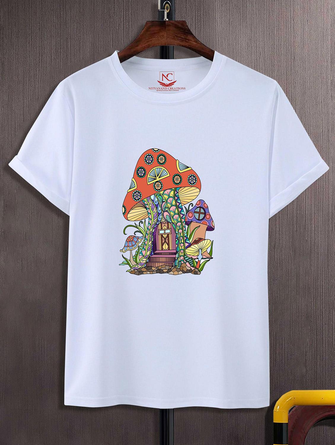 unisex white graphic printed t-shirt - 20823875 - Zoom Image - 0