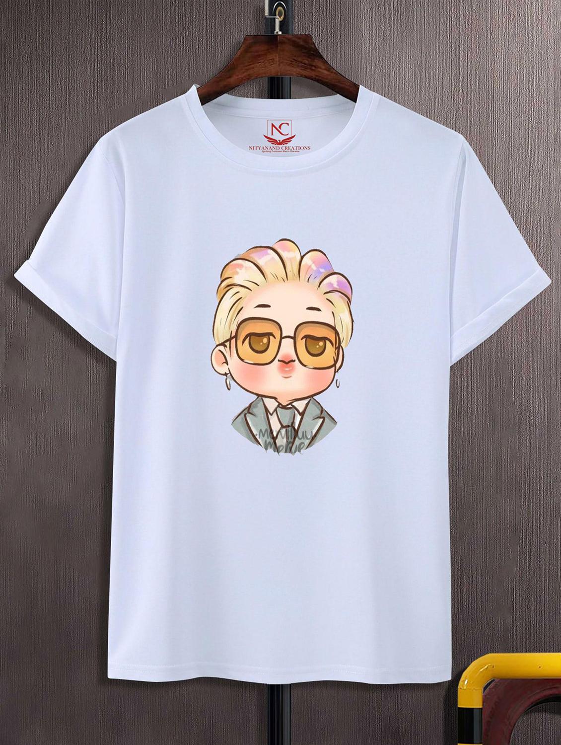 unisex white graphic printed t-shirt - 20823897 - Zoom Image - 0