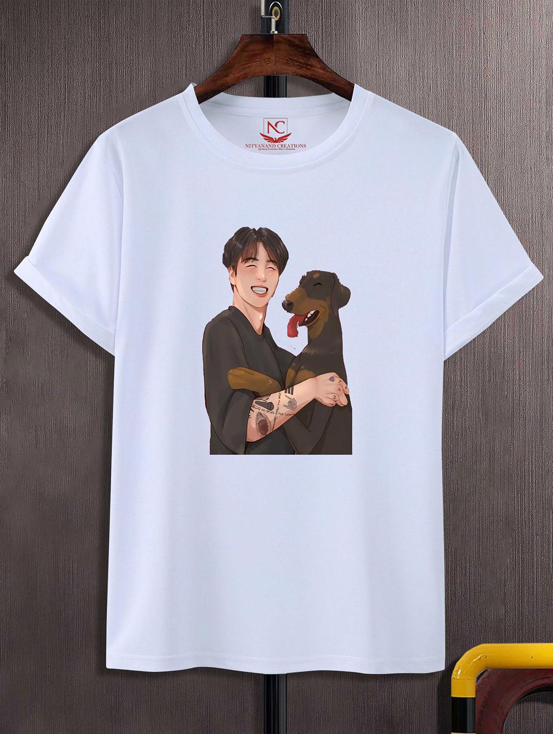 unisex white graphic printed t-shirt - 20823900 -  Zoom Image - 0