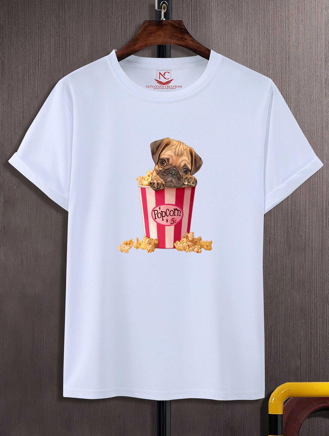 unisex white graphic printed t-shirt - 20823926 -  Zoom Image - 0