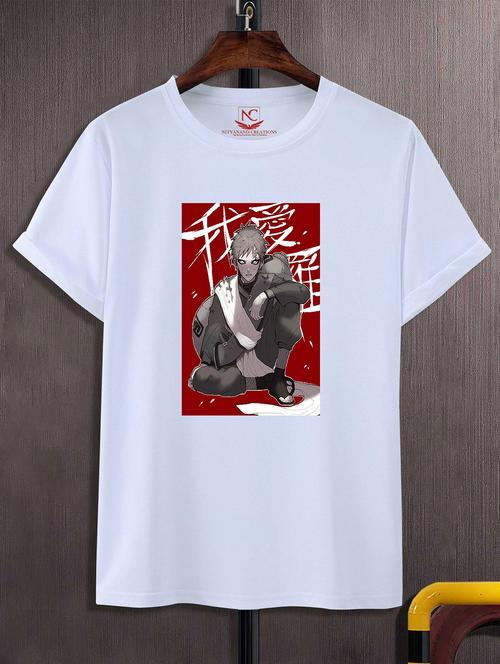 unisex white graphic printed t-shirt - 20823961 - Standard Image - 0