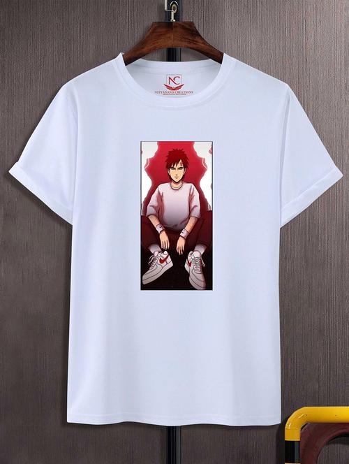 unisex white graphic printed t-shirt - 20823963 - Standard Image - 0