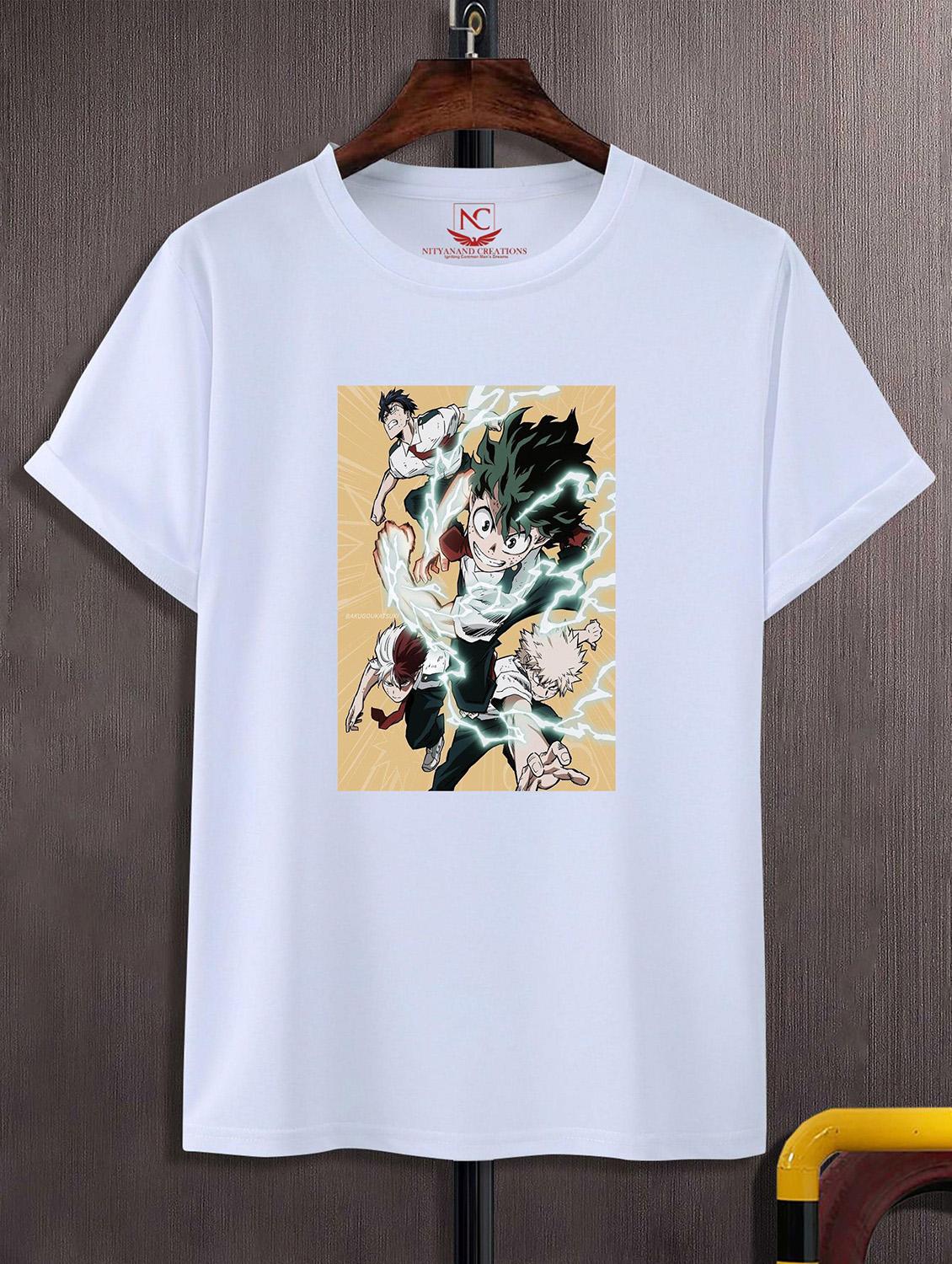 unisex white graphic printed t-shirt - 20823965 - Zoom Image - 0
