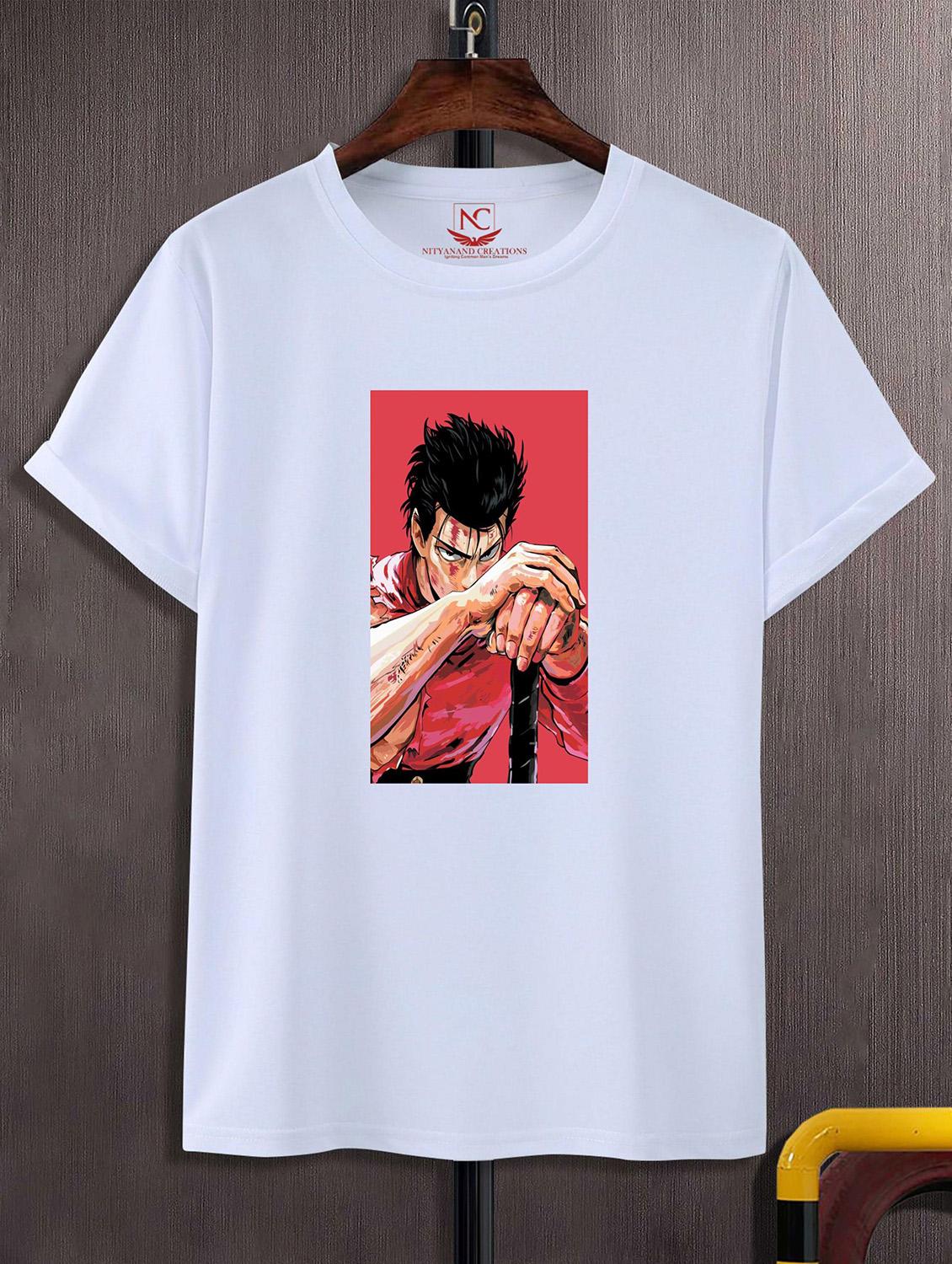 unisex white graphic printed t-shirt - 20823966 -  Zoom Image - 0