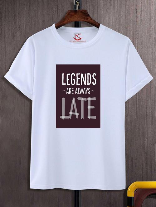 unisex white graphic printed t-shirt - 20823990 - Standard Image - 0