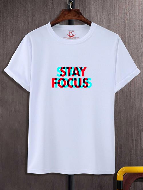 unisex white graphic printed t-shirt - 20824027 - Standard Image - 0