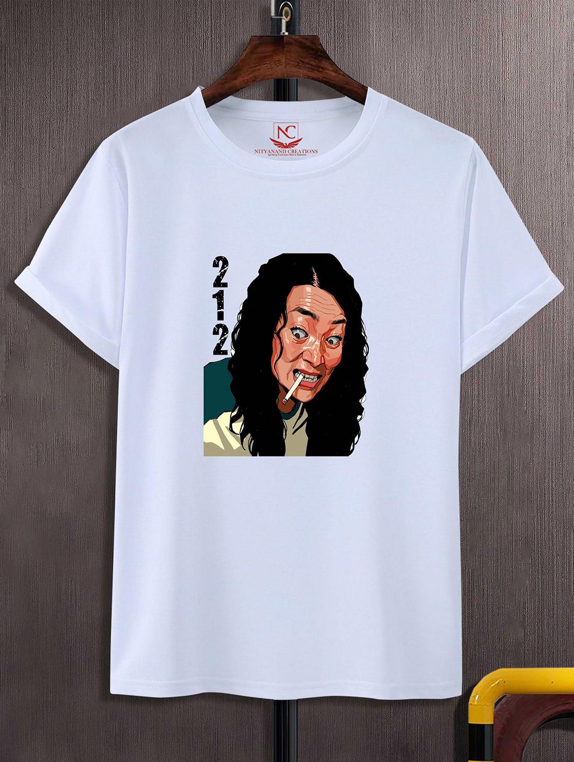 unisex white graphic printed t-shirt - 20824028 - Zoom Image - 0