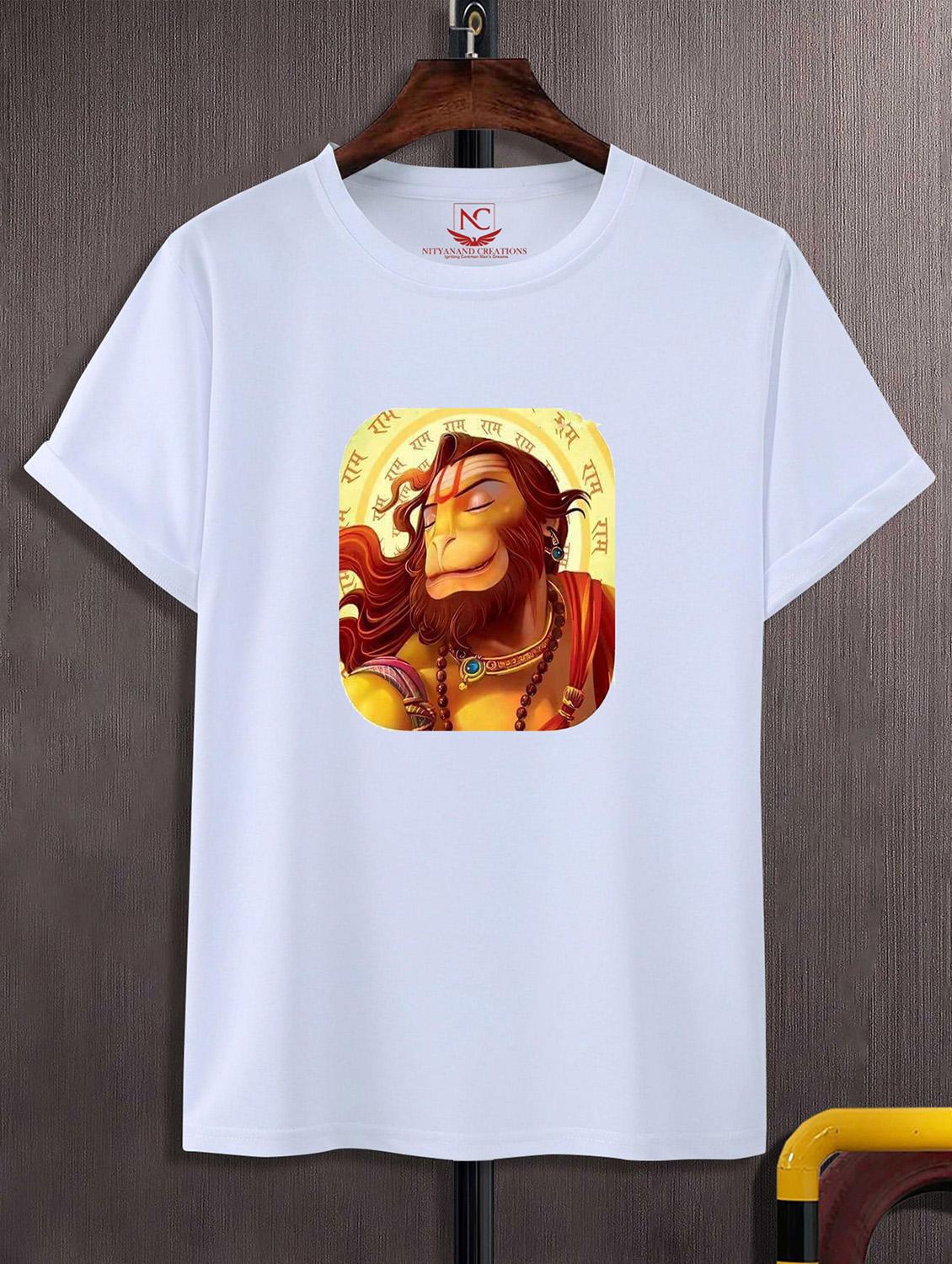 unisex white graphic printed t-shirt - 20824040 - Zoom Image - 0