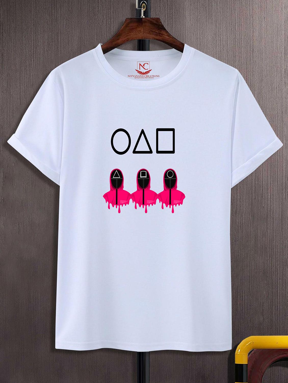 unisex white graphic printed t-shirt - 20824042 - Zoom Image - 0
