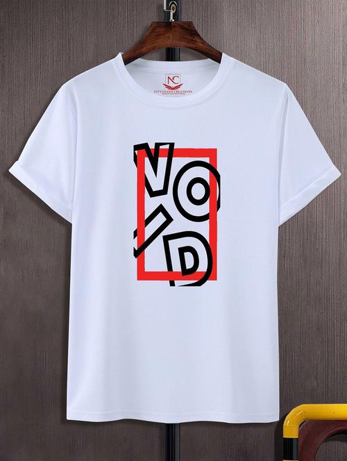 unisex white graphic printed t-shirt - 20824043 - Standard Image - 0