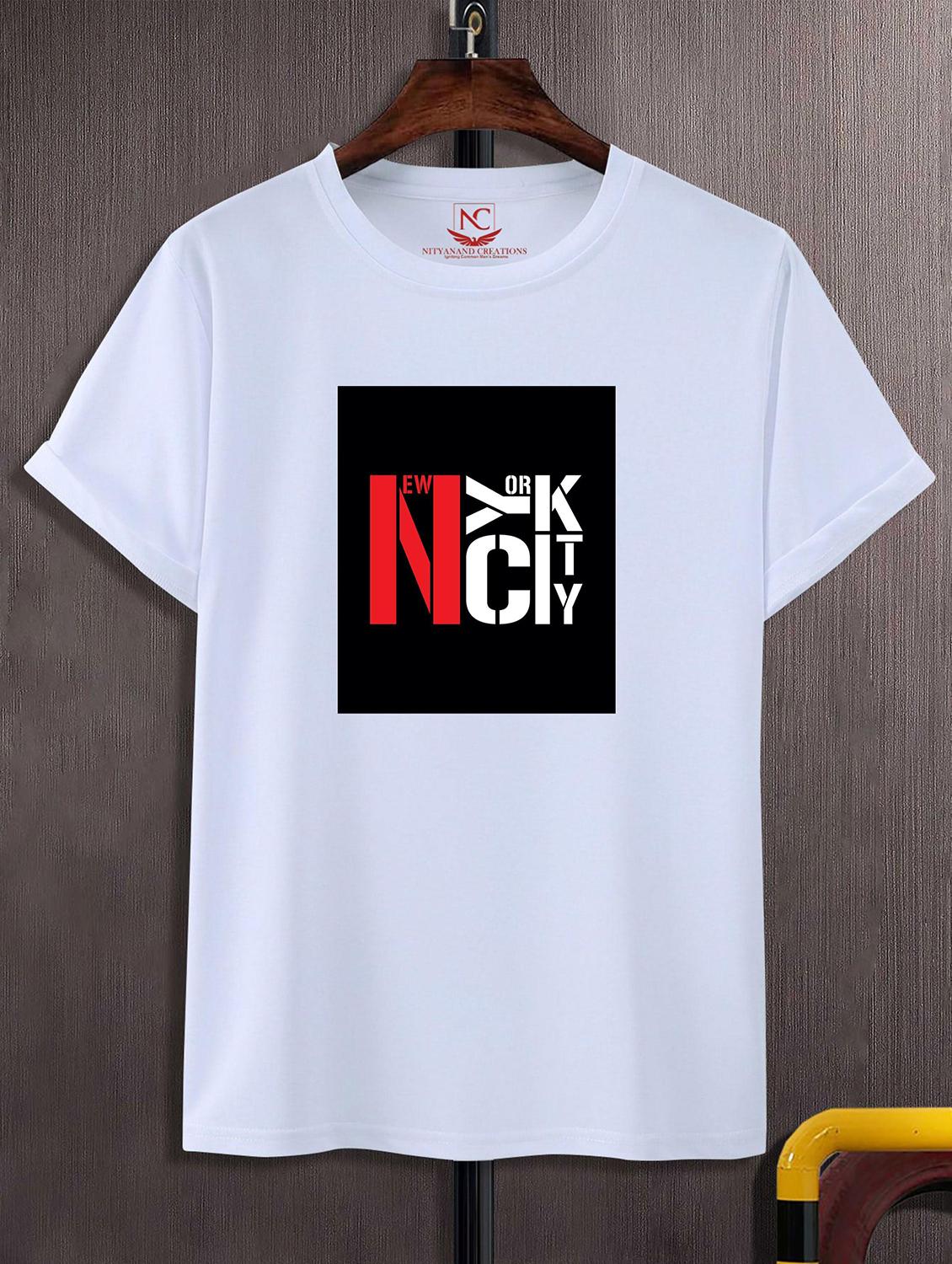 unisex white graphic printed t-shirt - 20824048 - Zoom Image - 0