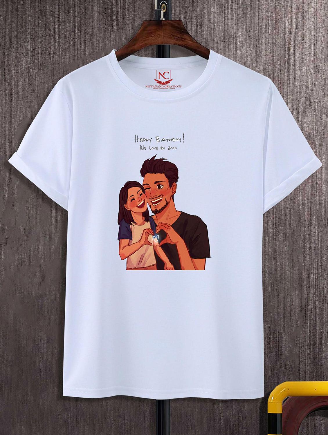 unisex white graphic printed t-shirt - 20824052 - Zoom Image - 0
