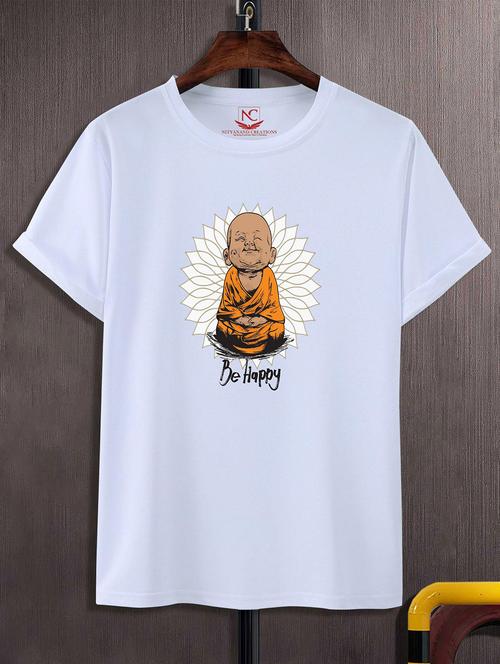 unisex white graphic printed t-shirt - 20824055 -  Standard Image - 0