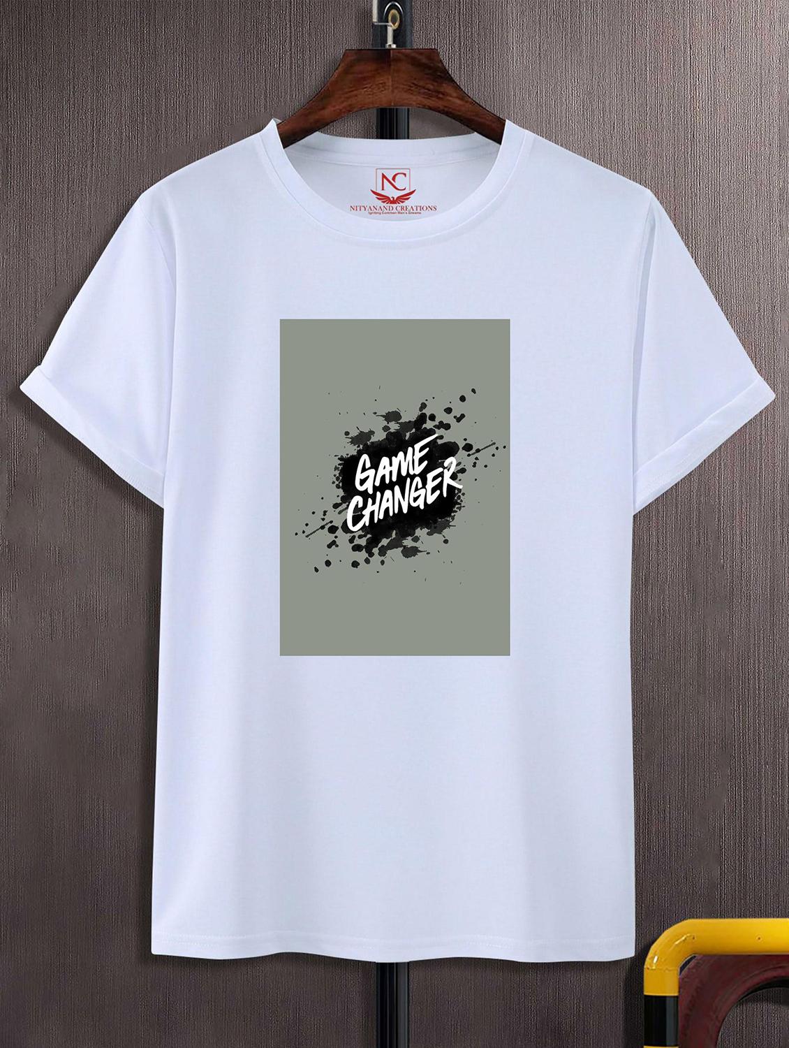unisex white graphic printed t-shirt - 20824060 - Zoom Image - 0
