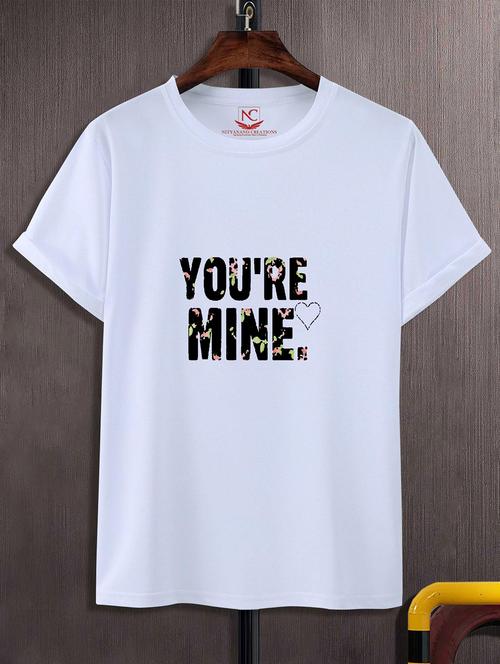 unisex white graphic printed t-shirt - 20824062 -  Standard Image - 0
