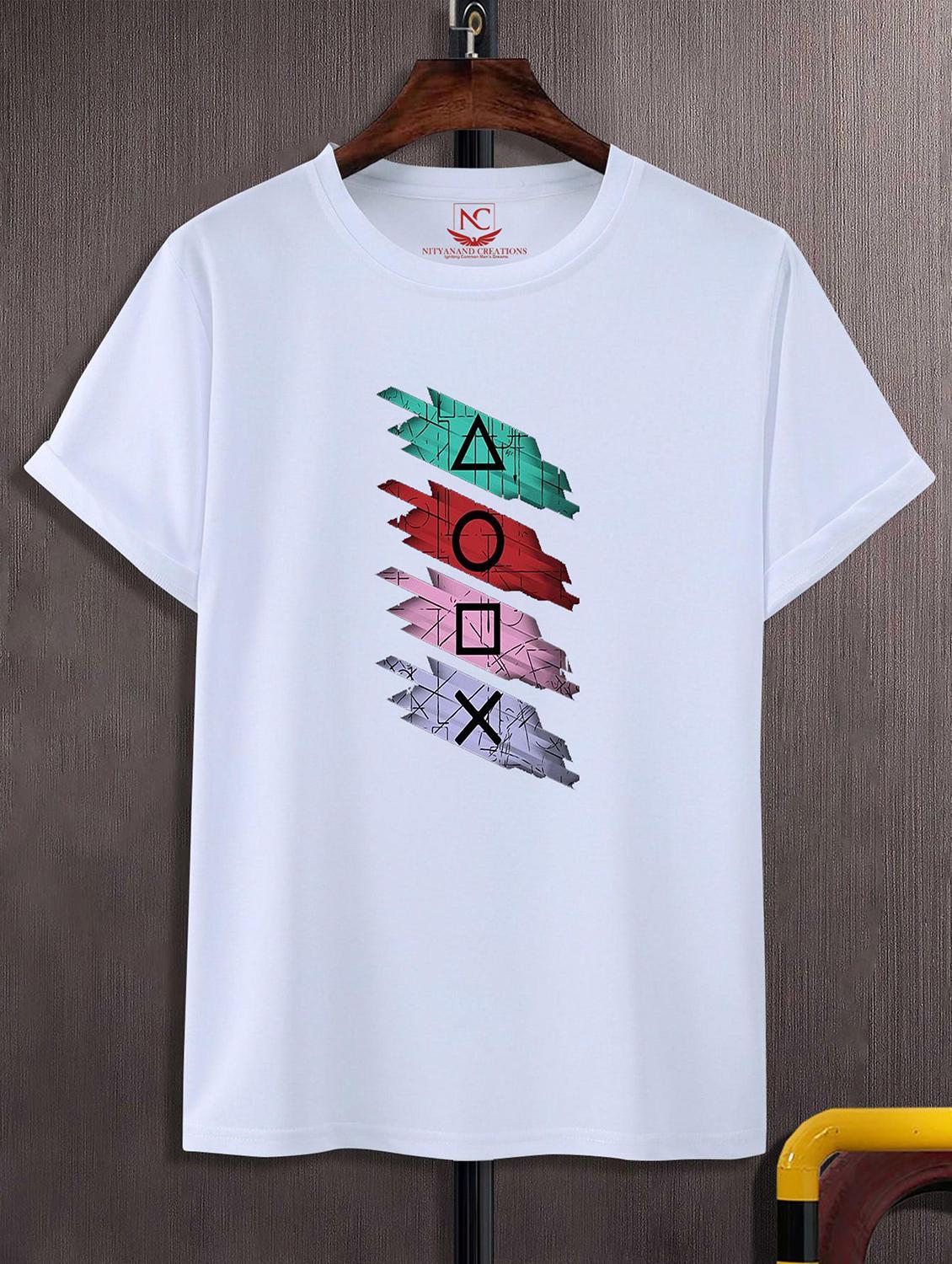 unisex white graphic printed t-shirt - 20824088 -  Zoom Image - 0