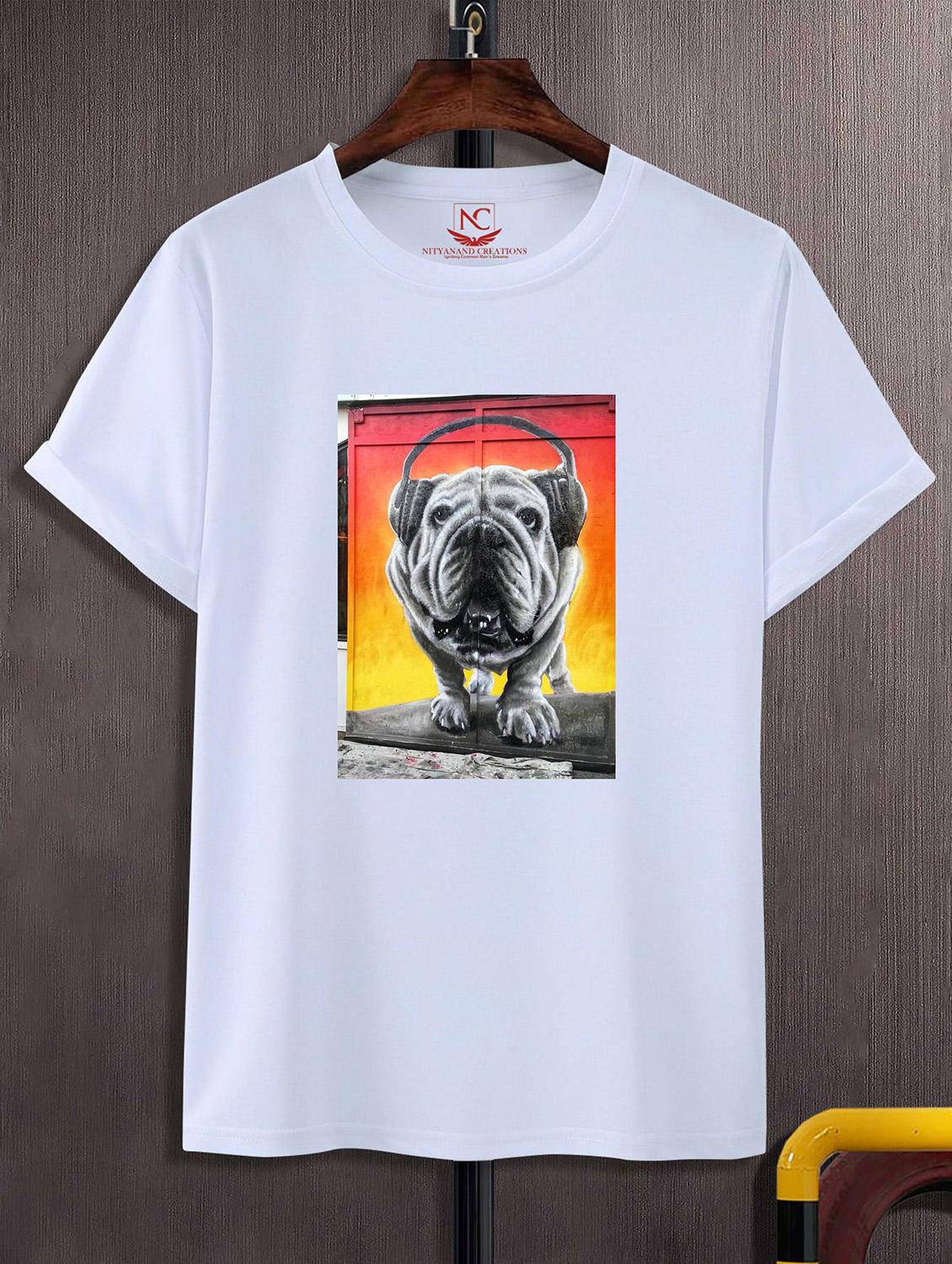 unisex white graphic printed t-shirt - 20824099 - Zoom Image - 0