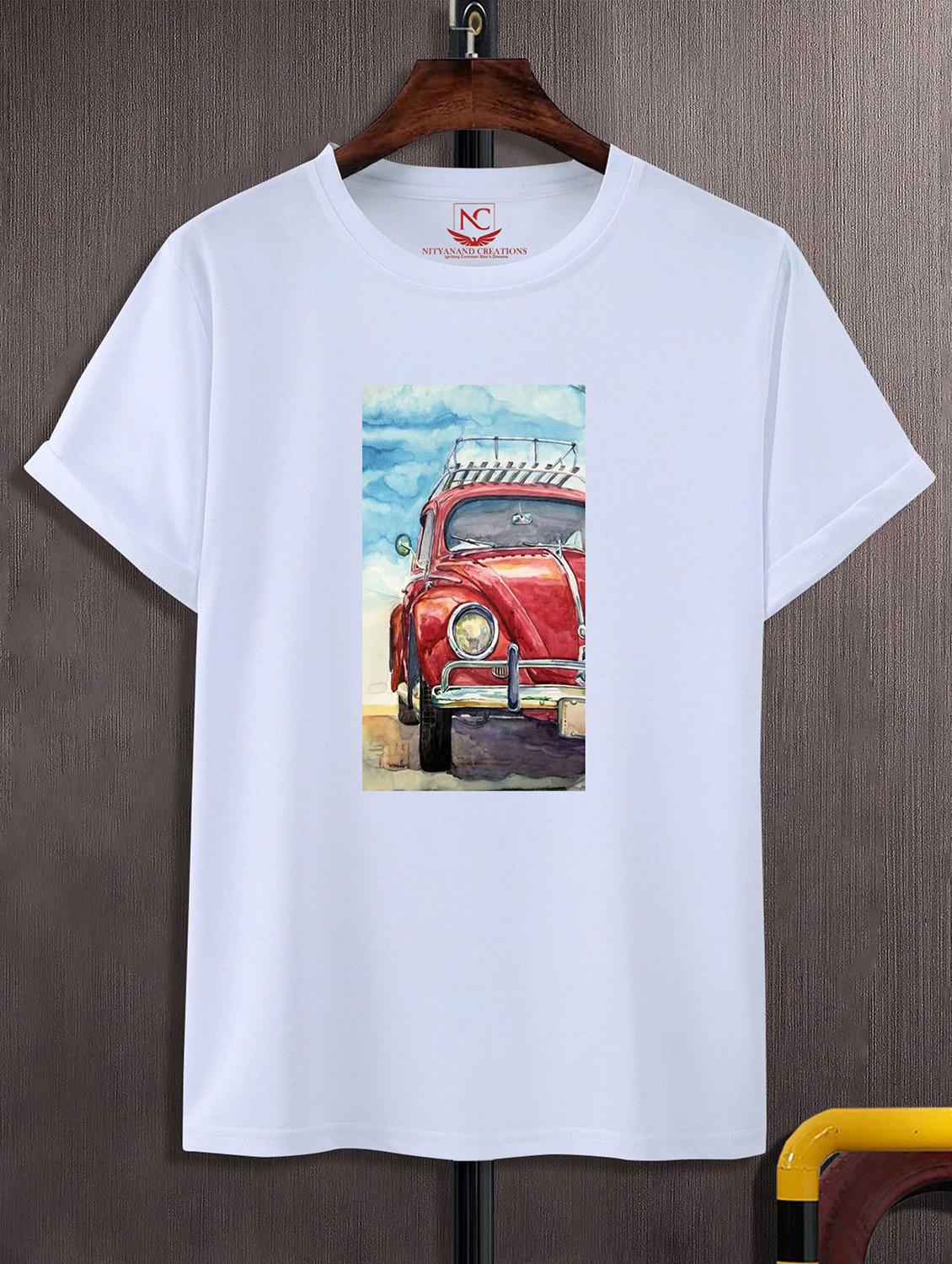 unisex white graphic printed t-shirt - 20824104 -  Zoom Image - 0