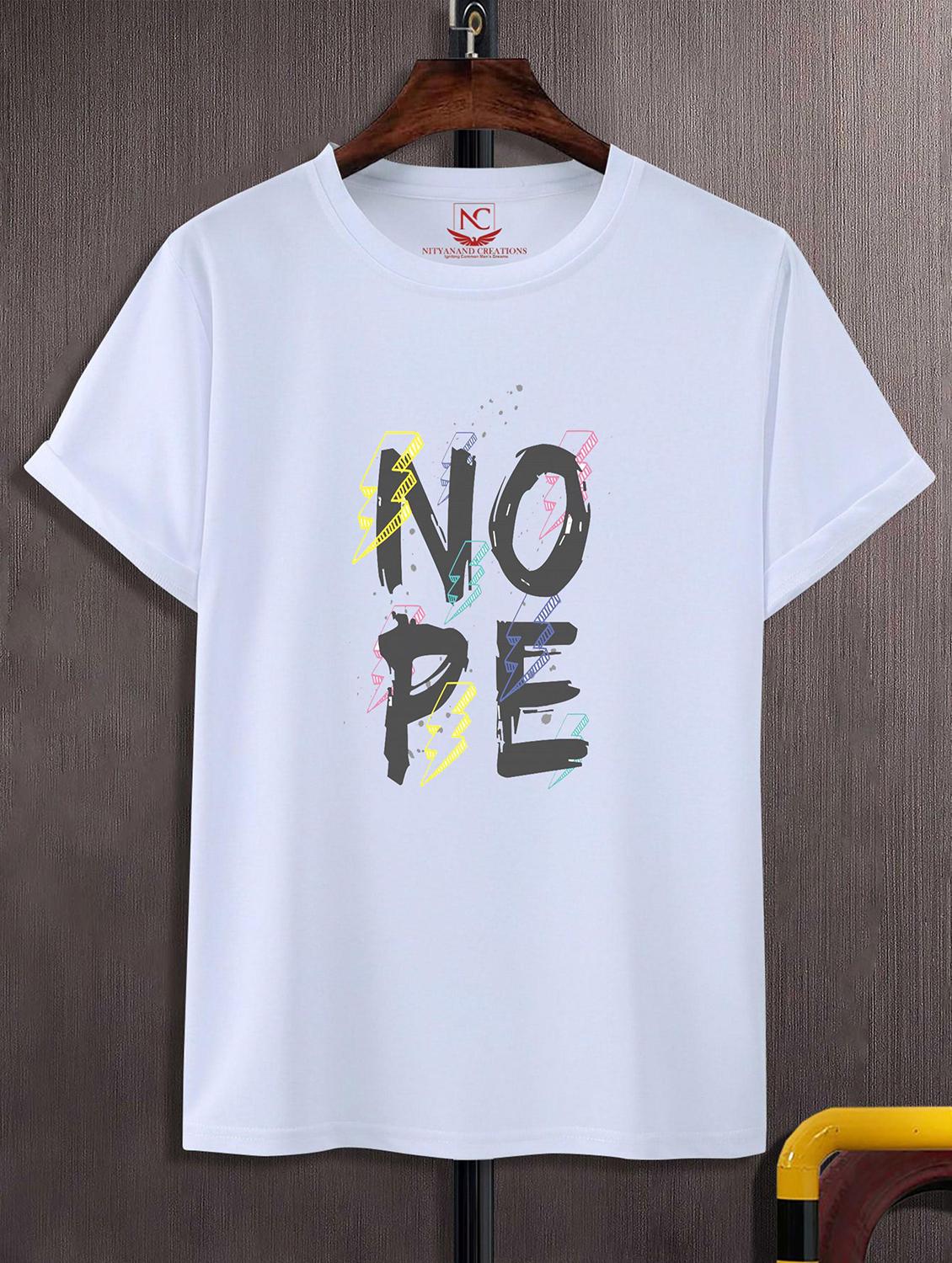 unisex white graphic printed t-shirt - 20824110 -  Zoom Image - 0