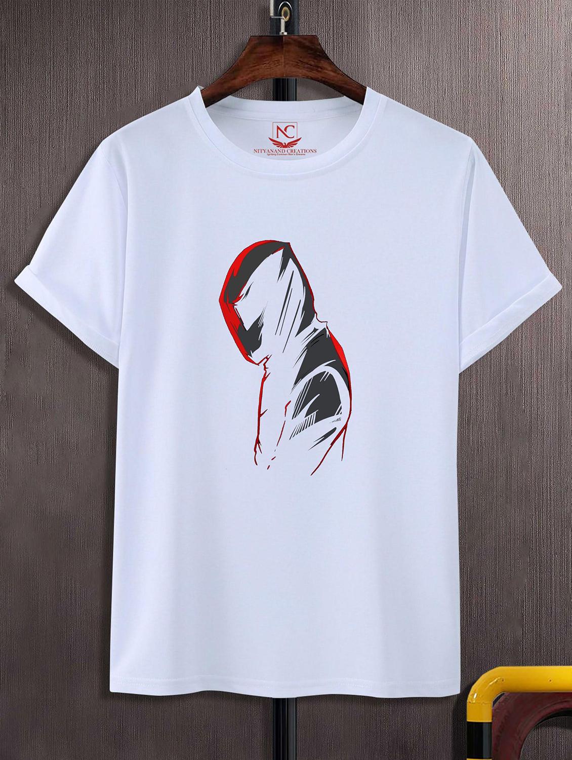 unisex white graphic printed t-shirt - 20824118 - Zoom Image - 0