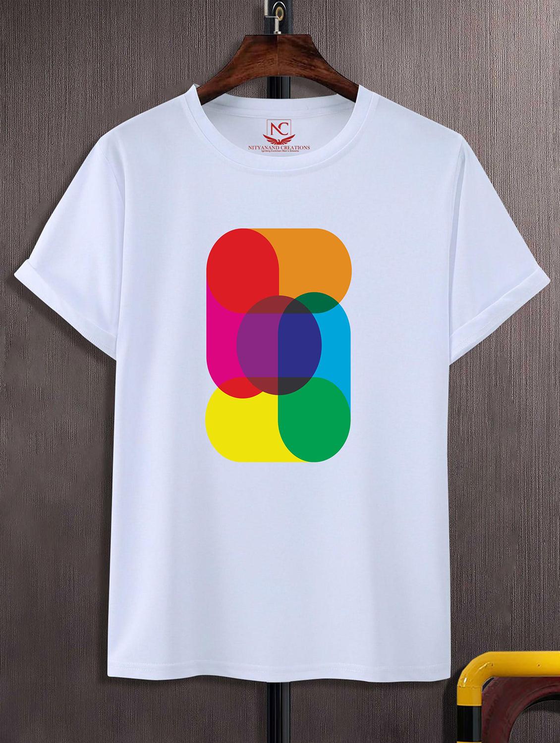 unisex white graphic printed t-shirt - 20824151 -  Zoom Image - 0