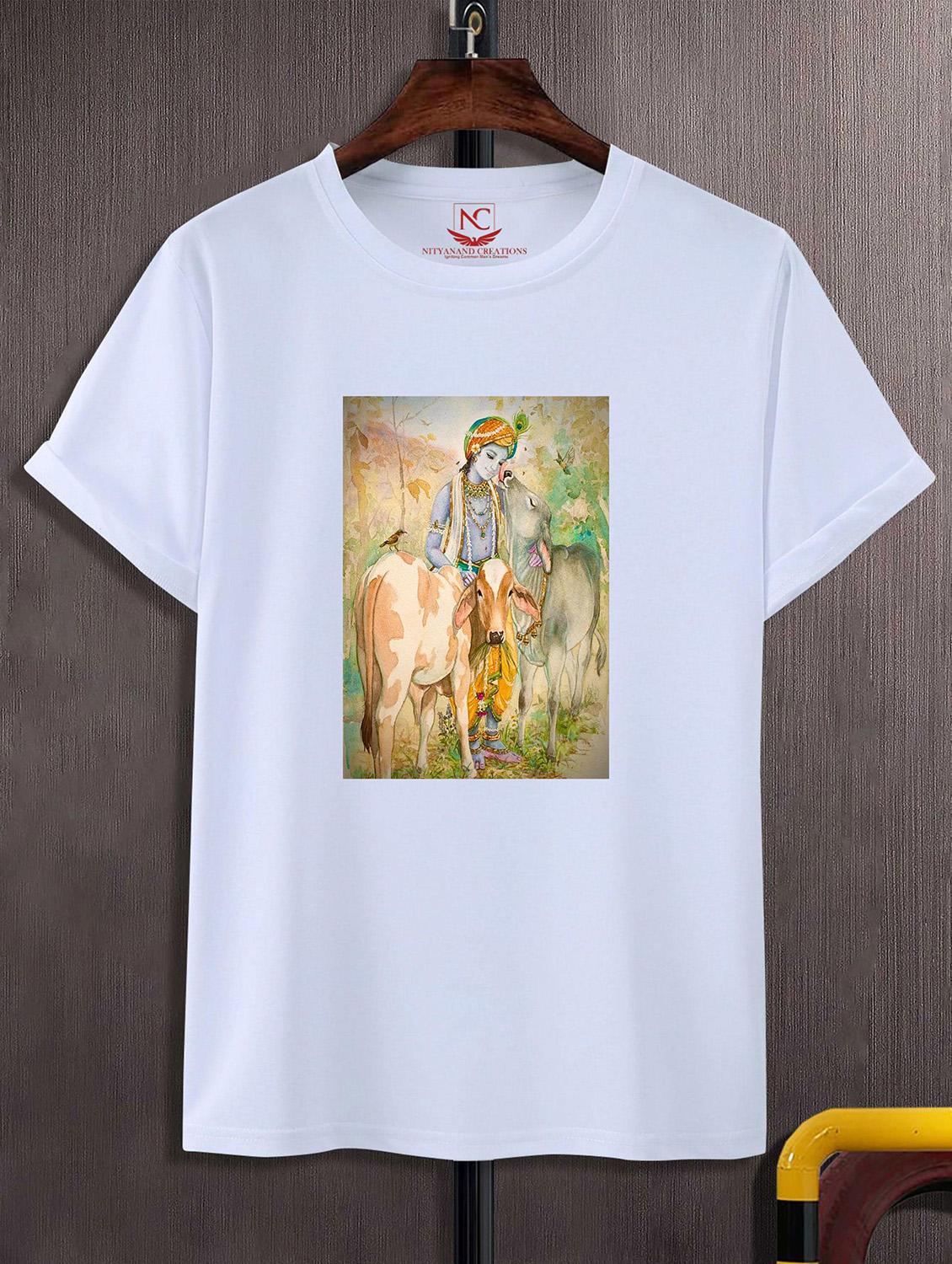 unisex white graphic printed t-shirt - 20824152 -  Zoom Image - 0