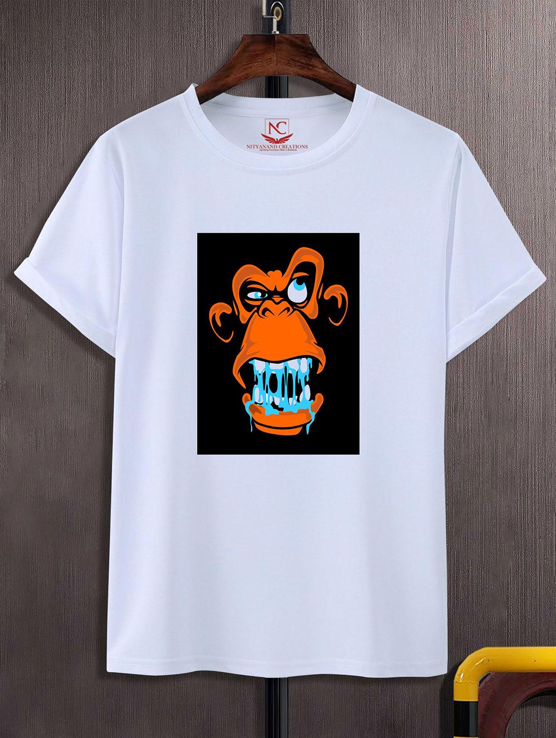 unisex white graphic printed t-shirt - 20824162 - Zoom Image - 0
