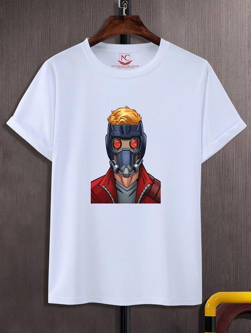 unisex white graphic printed t-shirt - 20824211 - Standard Image - 0