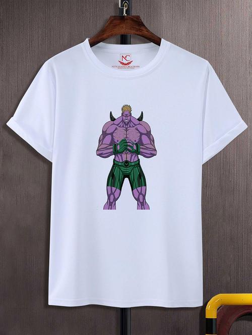 unisex white graphic printed t-shirt - 20824216 - Standard Image - 0