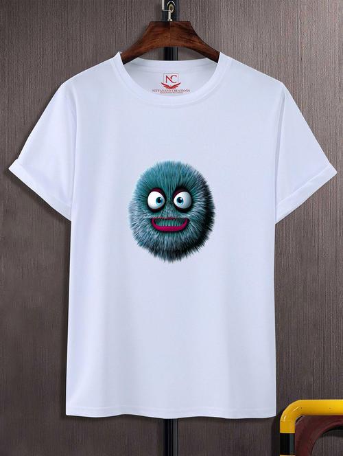 unisex white graphic printed t-shirt - 20824233 - Standard Image - 0