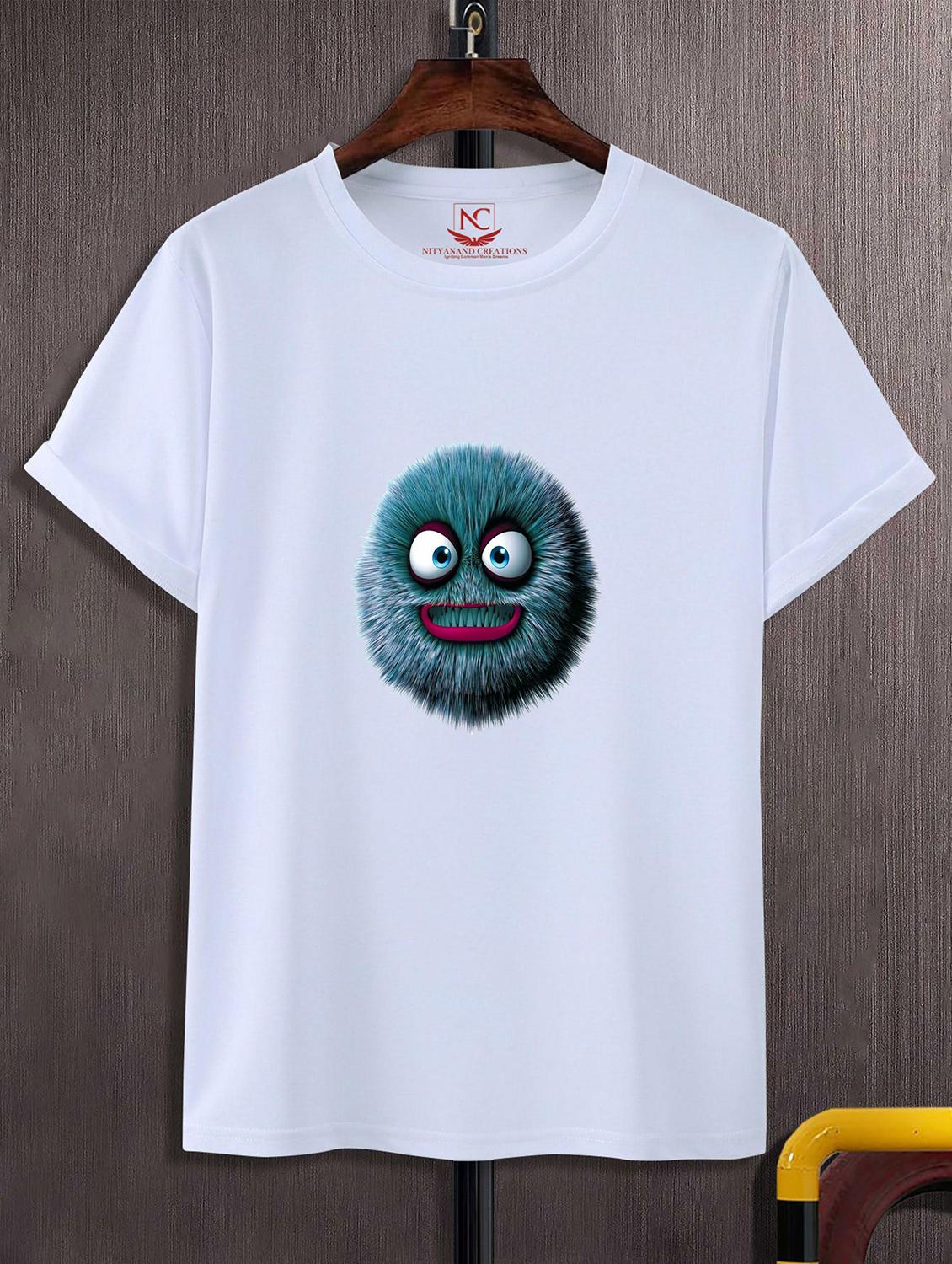 unisex white graphic printed t-shirt - 20824233 - Zoom Image - 0