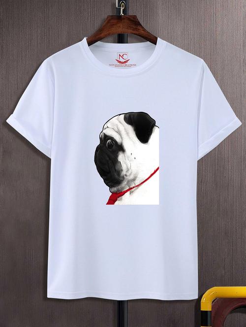 unisex white graphic printed t-shirt - 20824240 - Standard Image - 0