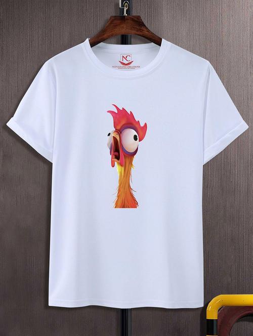 unisex white graphic printed t-shirt - 20824249 -  Standard Image - 0