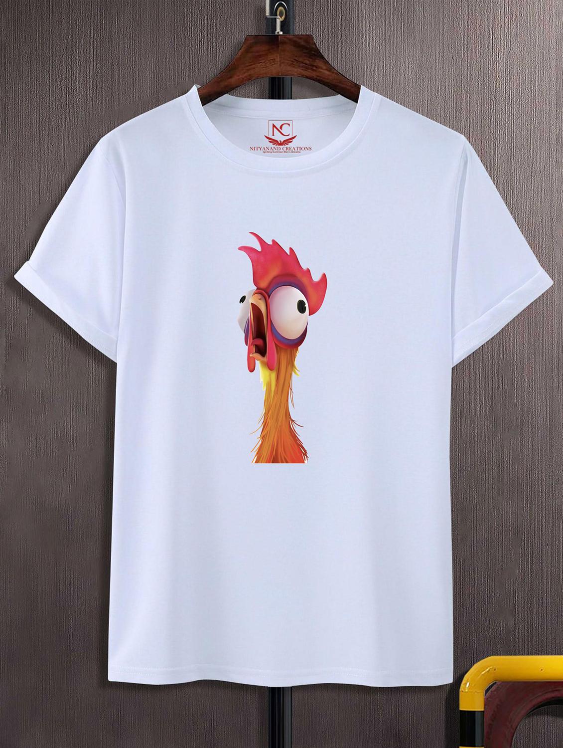 unisex white graphic printed t-shirt - 20824249 -  Zoom Image - 0