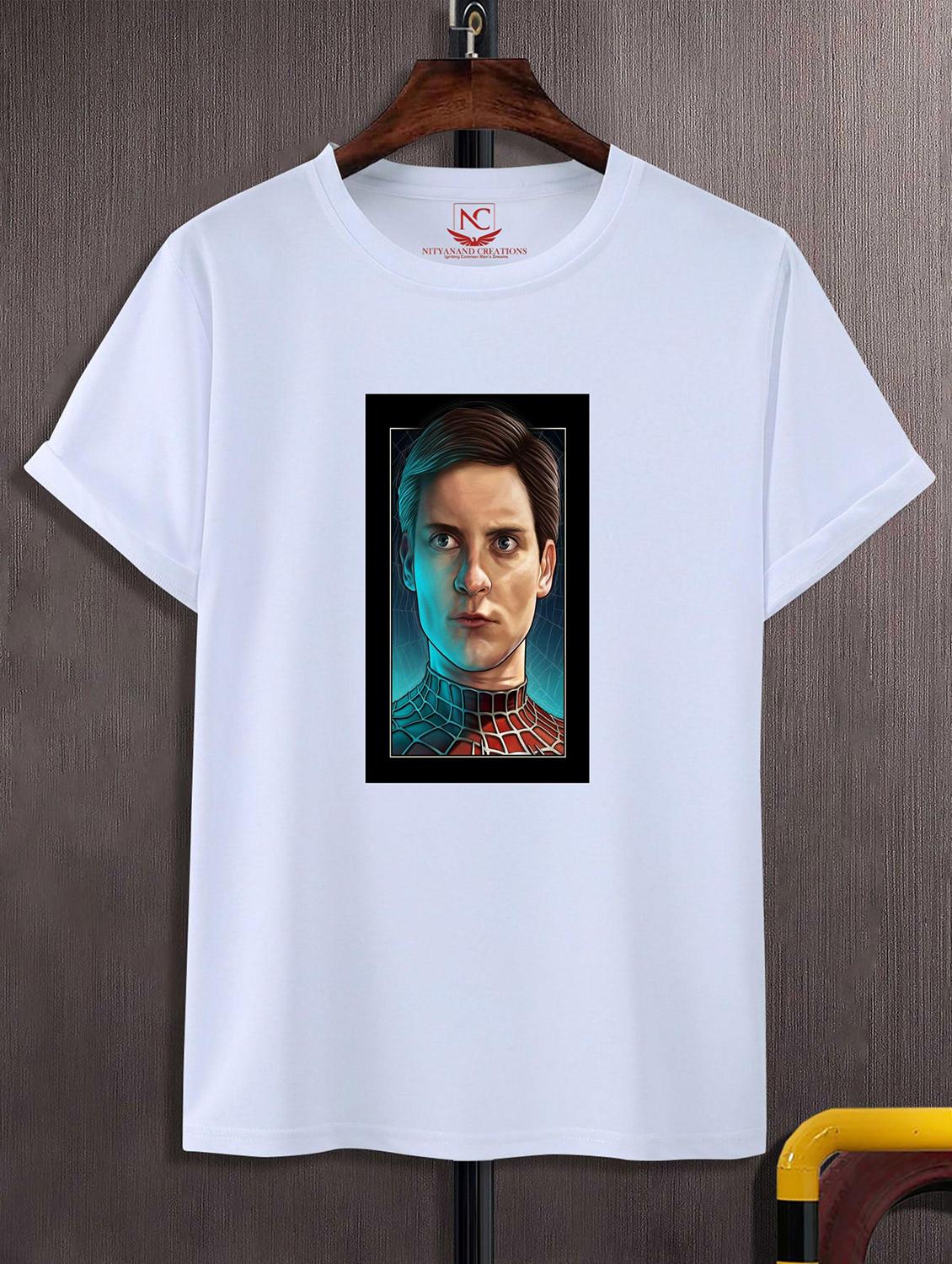 unisex white graphic printed t-shirt - 20824256 - Zoom Image - 0